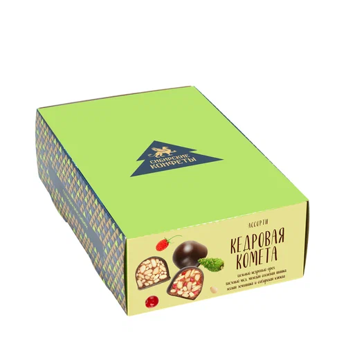  Кедровая комета Ассорти (9429) (классика, клюква, шишка, земляника), 540г   в Новодвинске