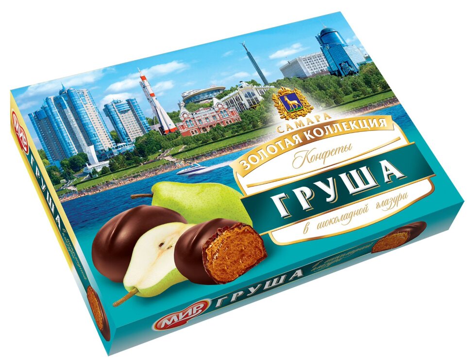  КФ МИР Груша в шоколадной глазури 160г  в Новодвинске