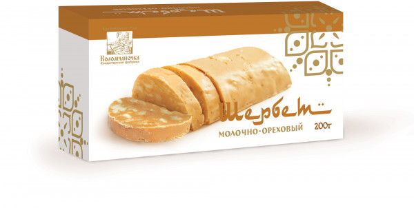 №1 Шербет МОЛОЧНО-ОРЕХОВЫЙ, 200г в Новодвинске