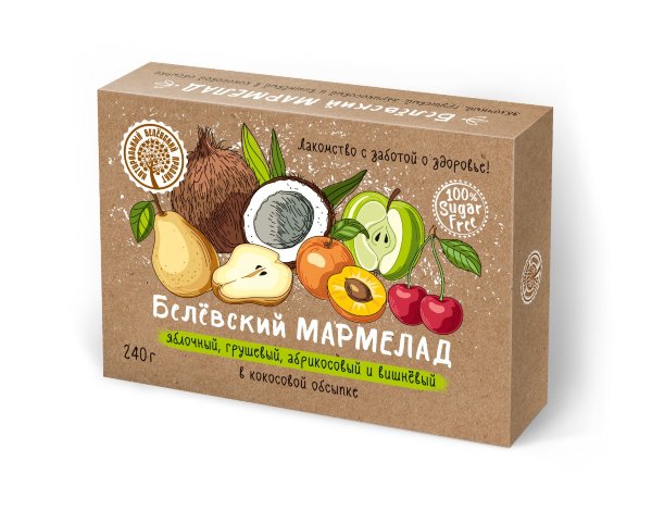 №2 Мармелад белевский на фруктозе 240г  в Новодвинске