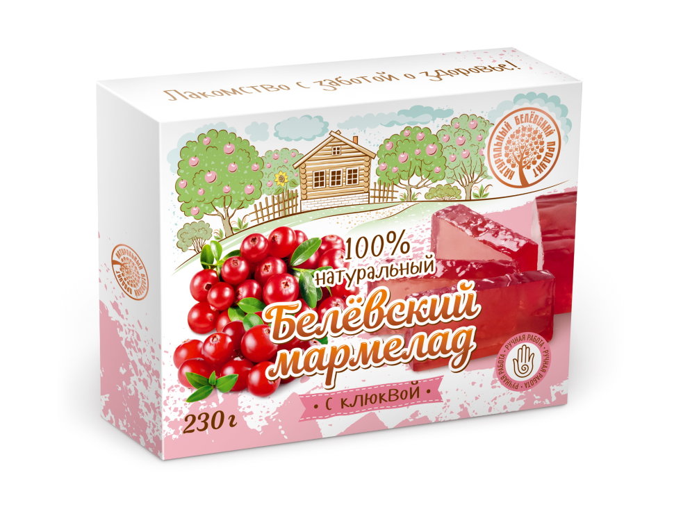  Мармелад белевский "Клюква" 230г в Новодвинске