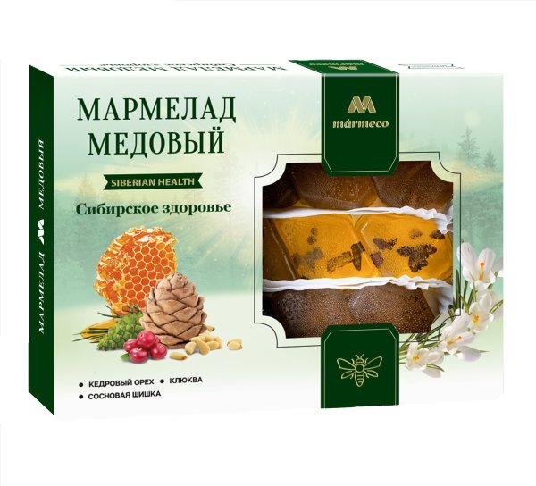№2 Мармелад медовый "Сибирское здоровье" без сахара 200г  в Новодвинске